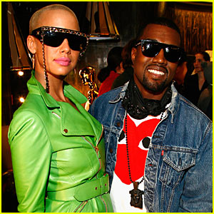 Kanye West and Amber Rose volunteer at a homeless shelter