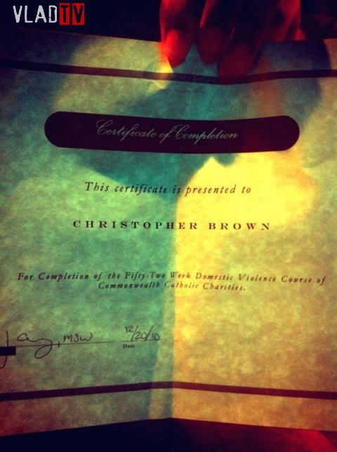 Chris Brown Graduates From Domestic Violence Class