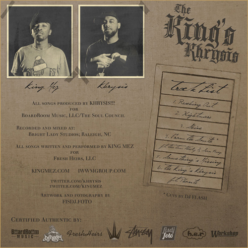 PICK OF THE WEEK: King Mez & Khrysis (FreEP)