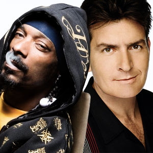 Snoop Dogg & Charlie Sheen In The Studio