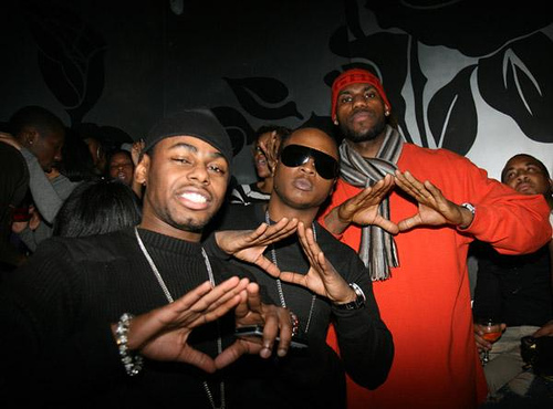 Lebron James Parties With Rappers – Jay Z, Fabolous, Jadakiss