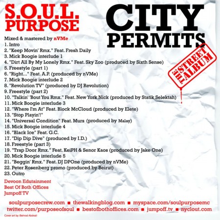 Mick Boogie – Terry Urban present S.O.U.L. Purpose – City Limits (The Street Album)