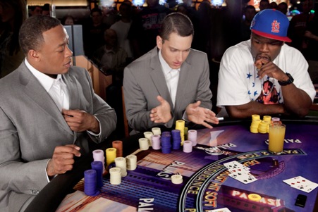 Eminem, Dr. Dre – 50 Cent on Video Set – Photo