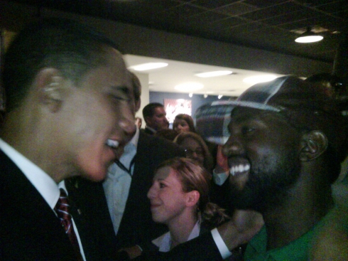 Barack Obama Meets Kanye West