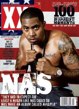 Nas – 100th Issue XXL cover