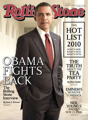 President Obama Graces The Cover Of Rolling Stone.